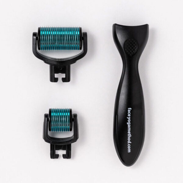 Derma Roller with Interchangeable Heads
